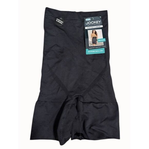 Jockey Generation Women's Slimming High-Waist Shorts Black Size Small - Picture 1 of 6
